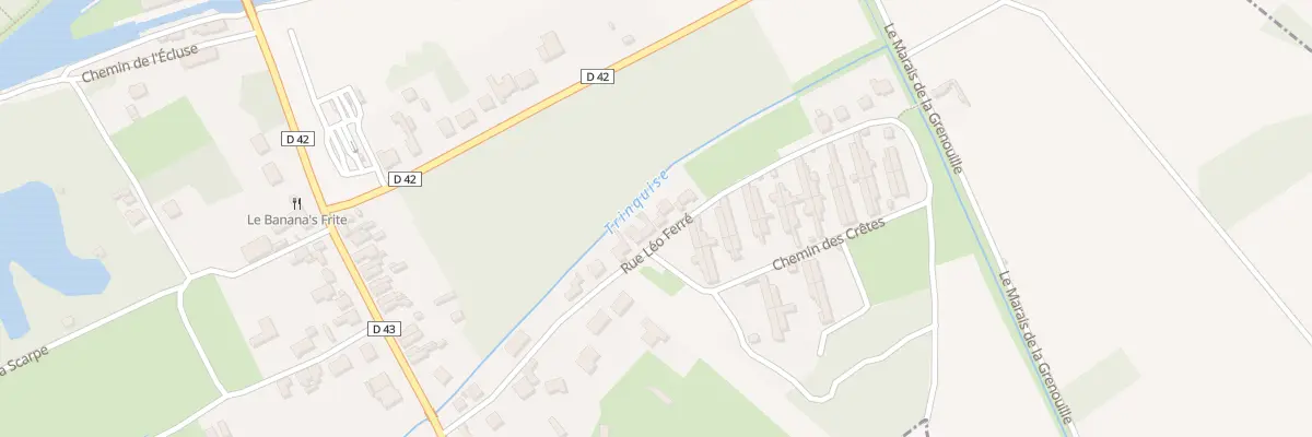Plan du 20 Rue Léo Ferré à Biache-Saint-Vaast