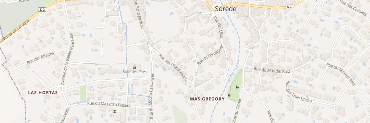 Plan du 26B Rue des Micocouliers à Sorède