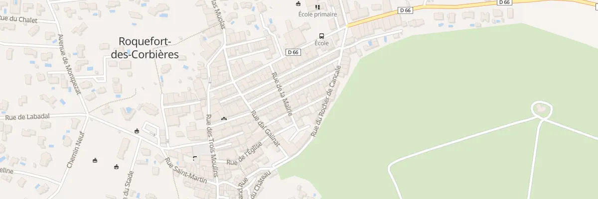 Plan du 6 Rue los Castanhers à Roquefort-des-Corbières