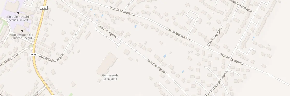 Plan du 33 Rue des Vignes à Trilport