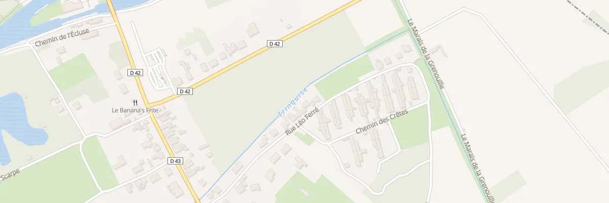 Plan du 22 Rue Léo Ferré à Biache-Saint-Vaast