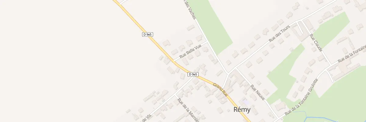 Plan du 2 Rue Belle Vue à Rémy