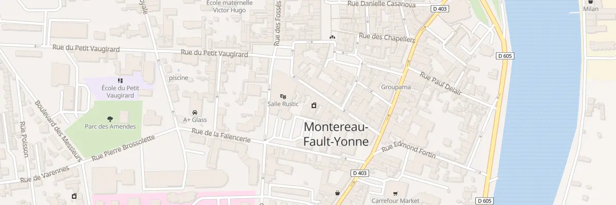 Plan du 21 Rue du Doc Arthur Petit à Montereau-Fault-Yonne