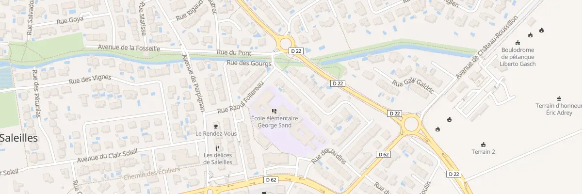 Plan du 6 Rue de la Couloumine à Saleilles