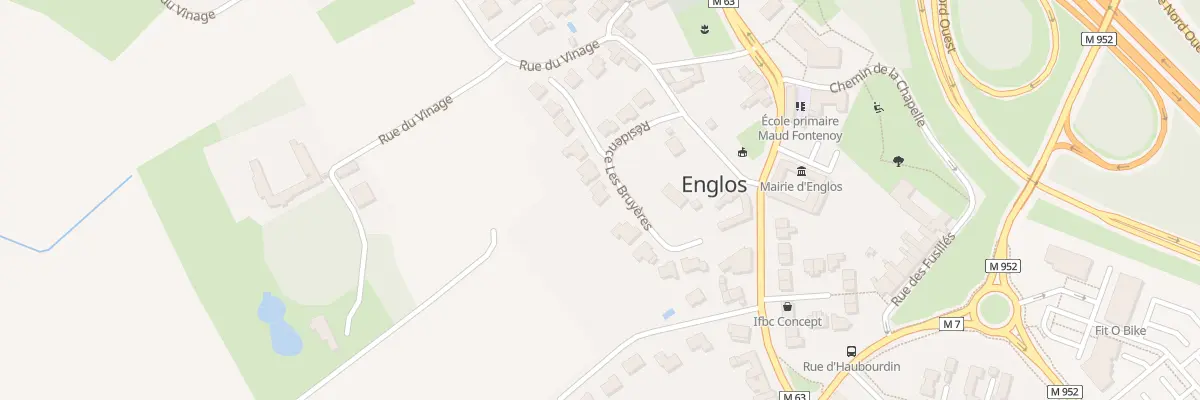 Plan du 5 Res Les Bruyères à Englos