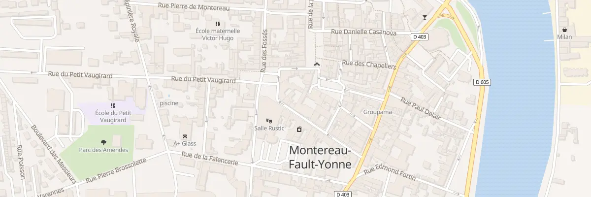 Plan du 16 Rue du Doc Arthur Petit à Montereau-Fault-Yonne