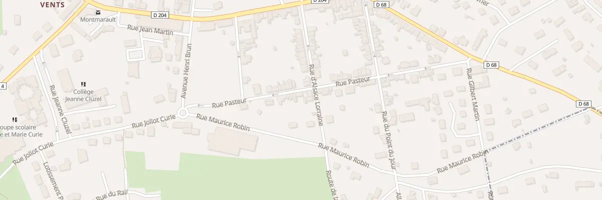 Plan du 20 Rue Pasteur à Montmarault