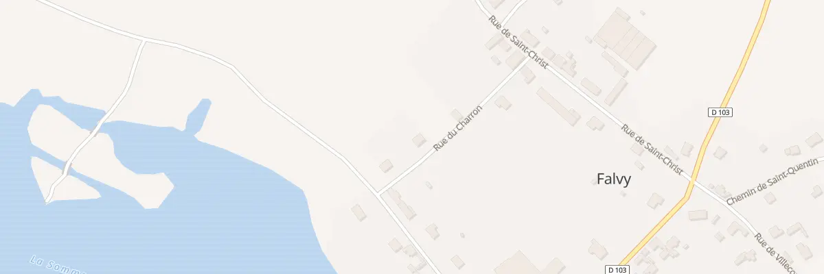 Plan du 10 Rue du Charron à Falvy