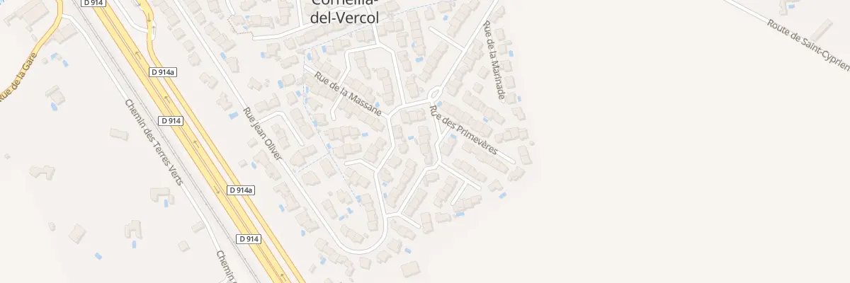 Plan du 4 Rue des Treilles à Corneilla-del-Vercol
