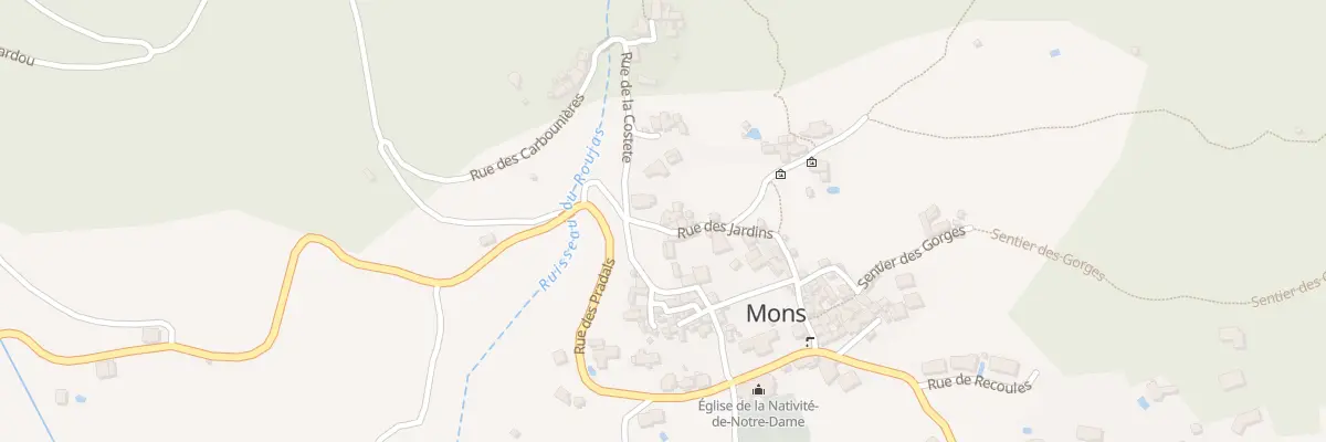 Plan du 5598F Mons à Mons