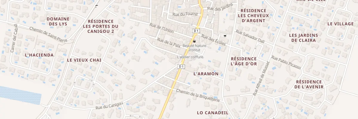 Plan du 52 Av de l’Agly à Claira