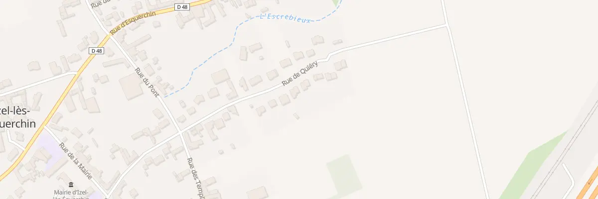 Plan du 22 Rue de Quiéry à Izel-lès-Équerchin