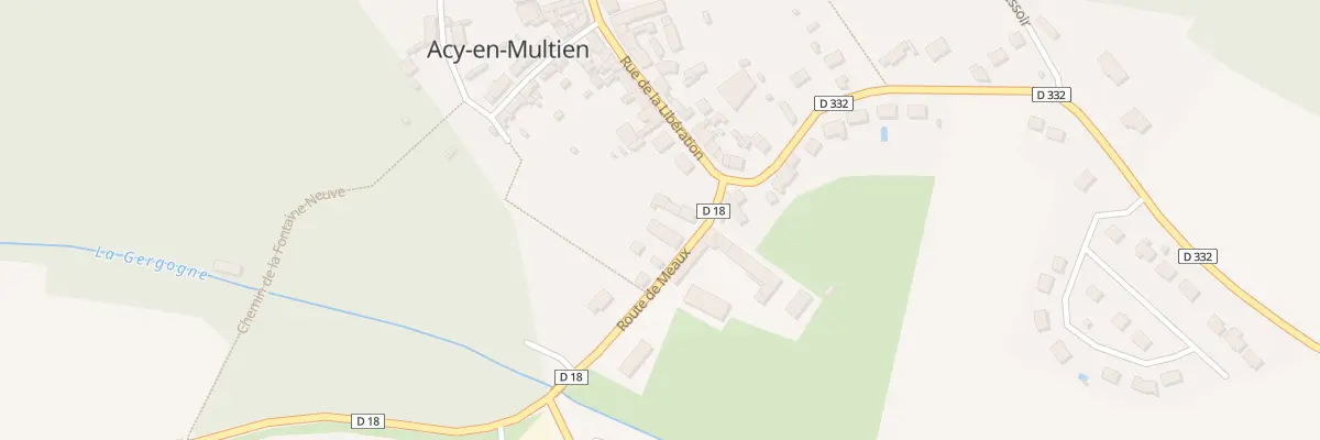Plan du 2 Rte de Meaux à Acy-en-Multien