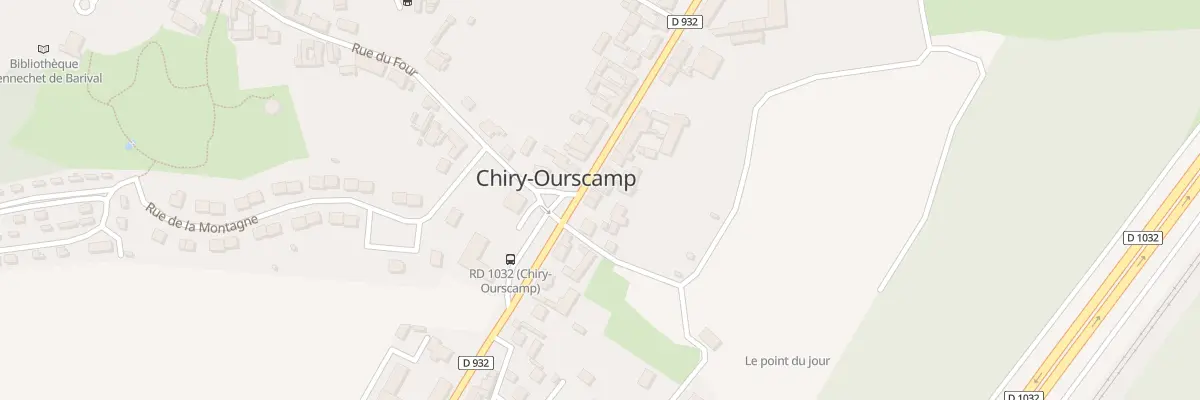 Plan du 25B Rue Royale à Chiry-Ourscamp