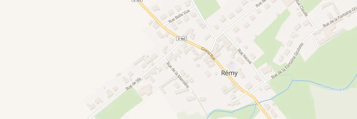 Plan du 5 Rue de Vis à Rémy
