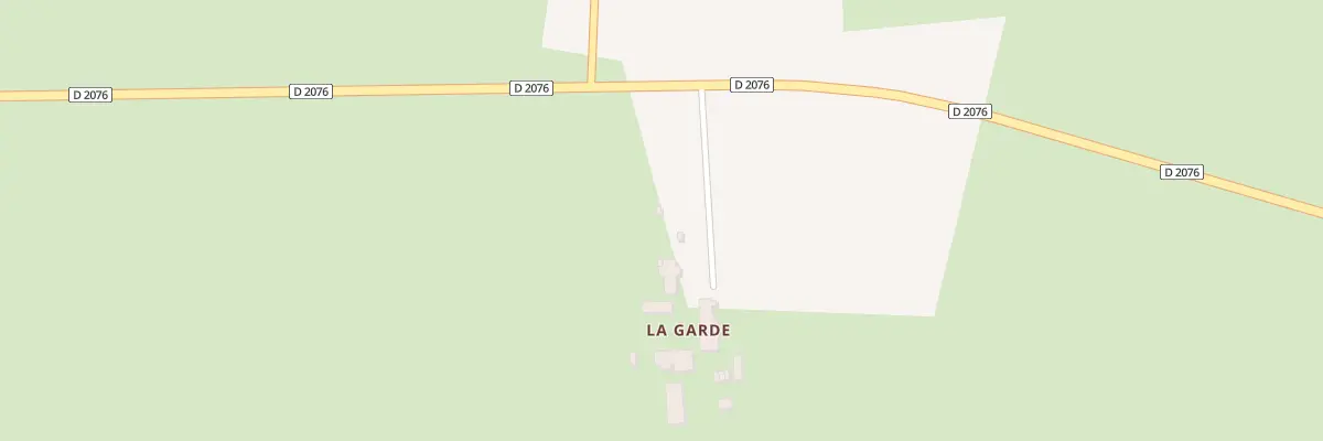 Plan du 1 La Garde à Sancoins