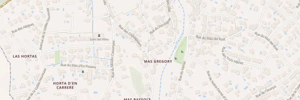 Plan du 658 Le Village à Sorède