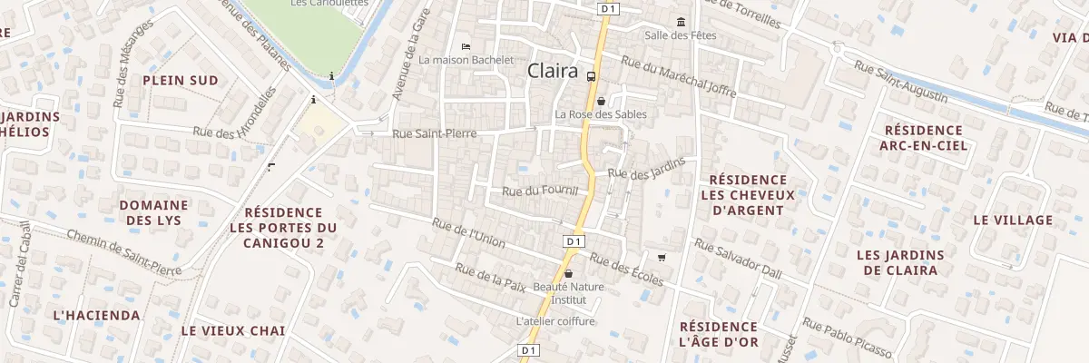 Plan du 12 Rue du Fournil à Claira