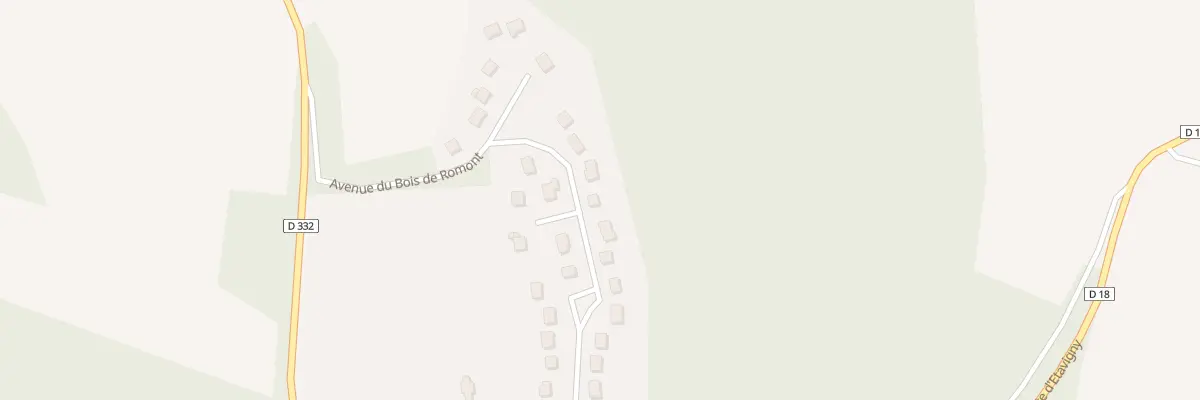 Plan du 52 Av du Bois de Romont à Acy-en-Multien