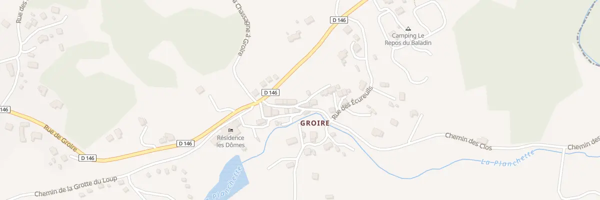Plan du 5112 Groire à Murol