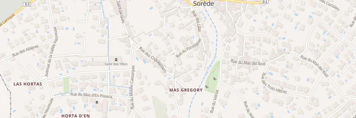 Plan du 13 Rue du Formiguer à Sorède