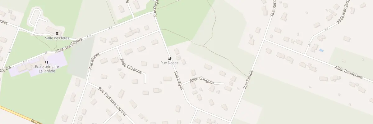 Plan du 12 Rue Degas à Germigny-l’Évêque