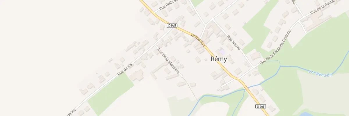 Plan du 1 Rue de la Marnière à Rémy