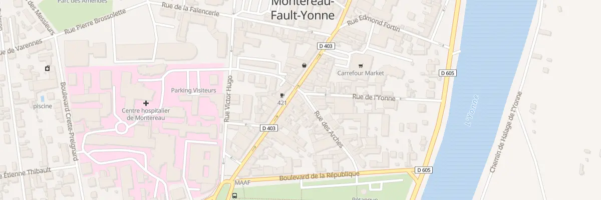 Plan du 2 Rue des Arches à Montereau-Fault-Yonne