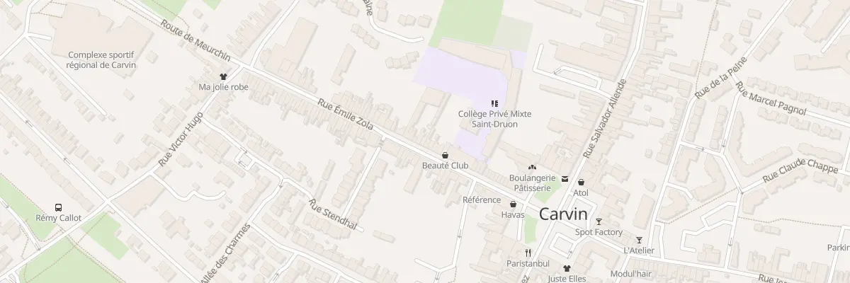 Plan du 36 Rue Emile Zola à Carvin
