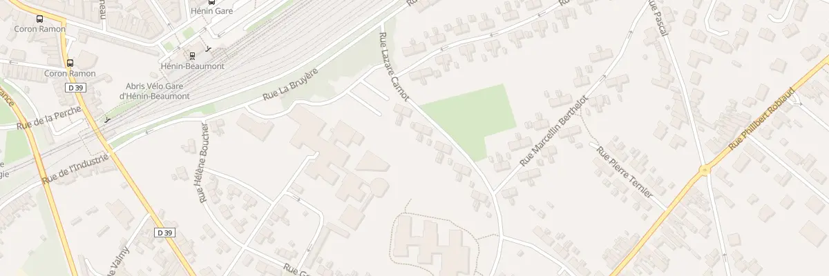 Plan du 5 Rue Lazare Carnot à Hénin-Beaumont