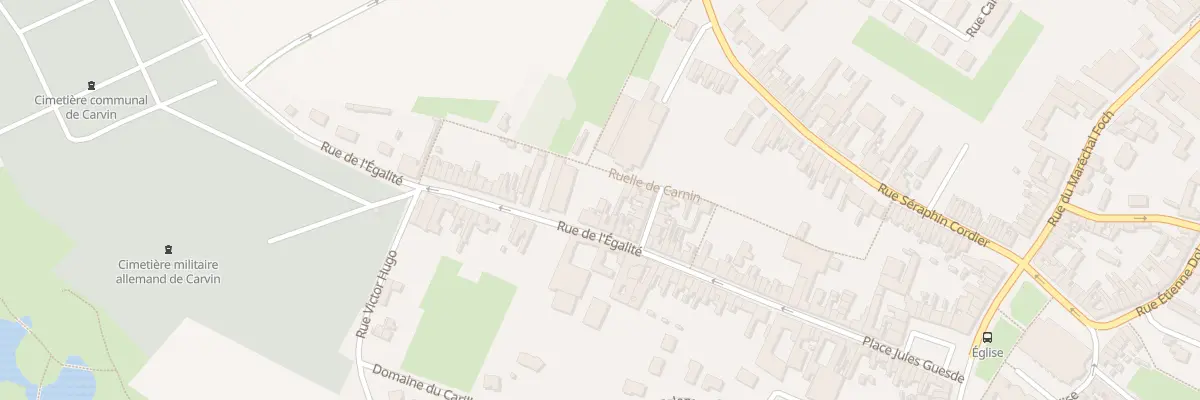 Plan du 64 Rue de l’Egalité à Carvin