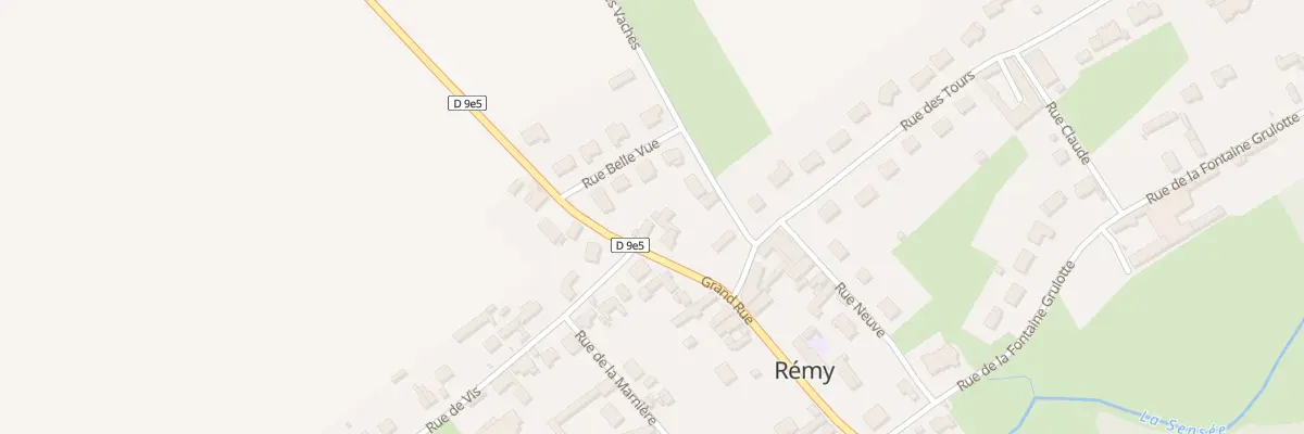 Plan du 3 Vc Grand Rue à Rémy
