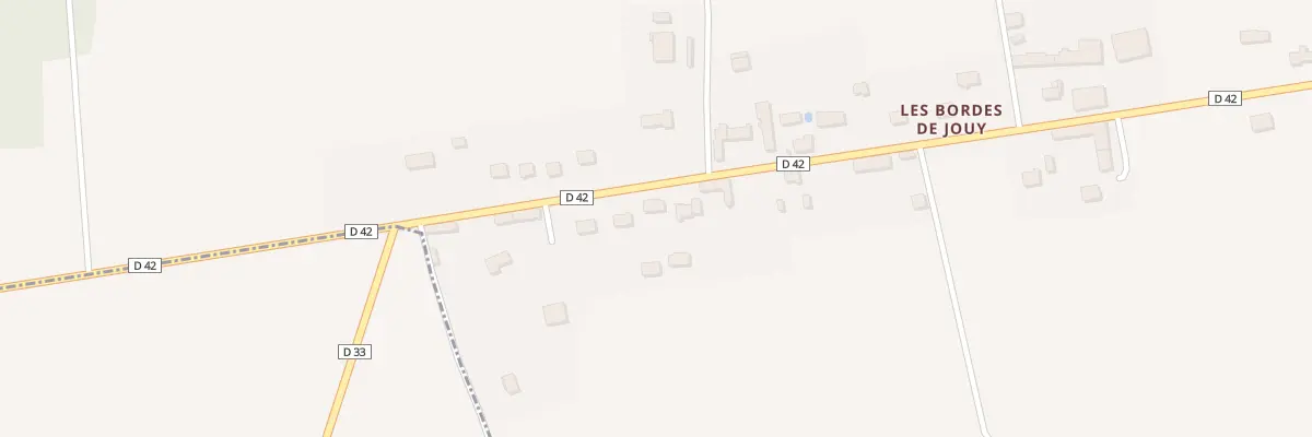 Plan du 33 Les Bordes à Jouy