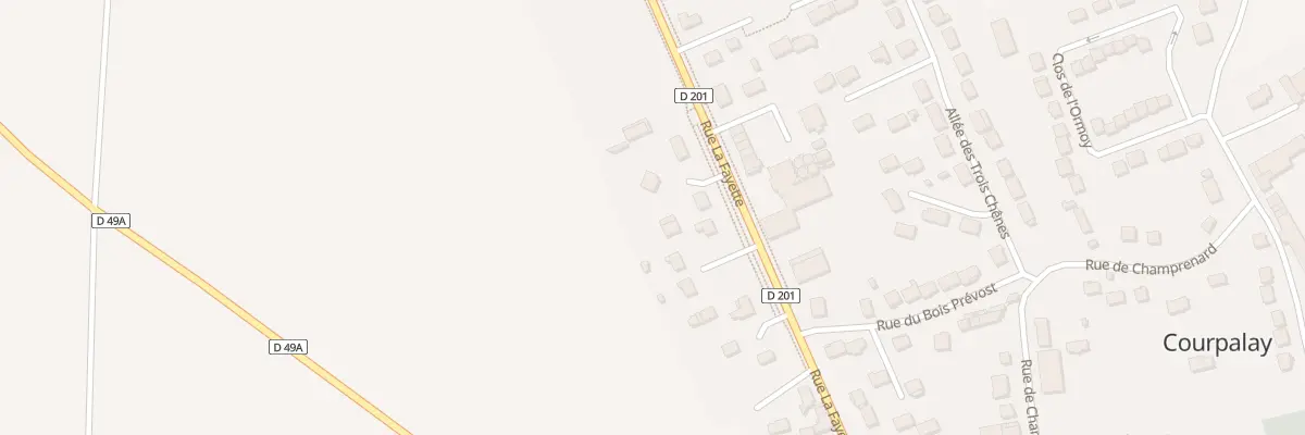 Plan du 29 Rue Lafayette à Courpalay