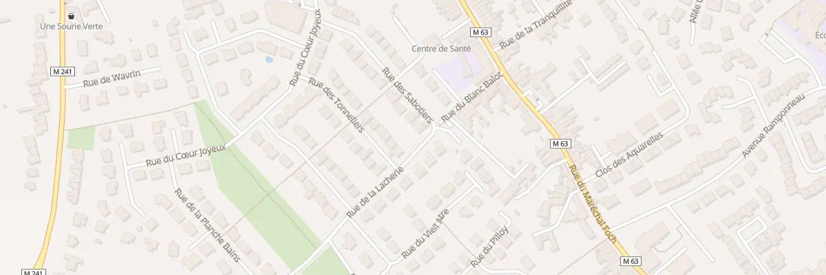 Plan du 1 Rue des Sabotiers à Santes