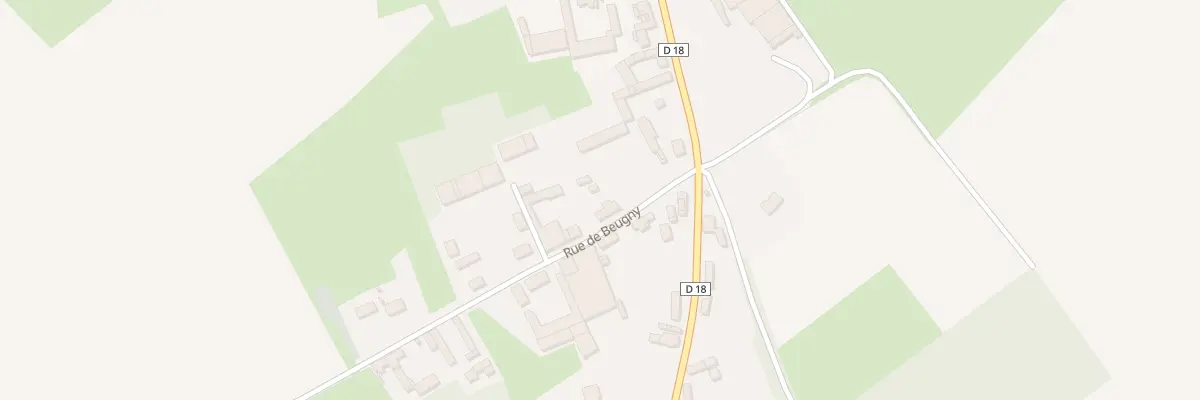 Plan du 2 Rue de Beugny à Lagnicourt-Marcel
