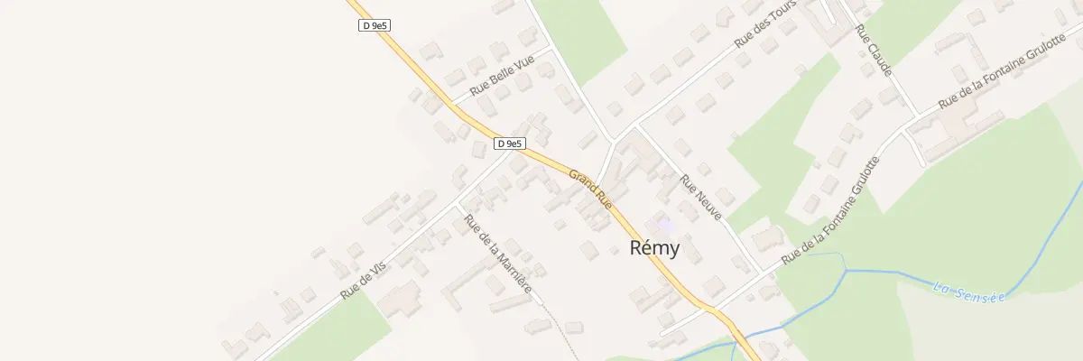 Plan du 10 Vc Grand Rue à Rémy