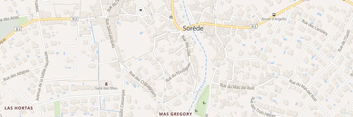 Plan du 7 Pl du Formiguer à Sorède