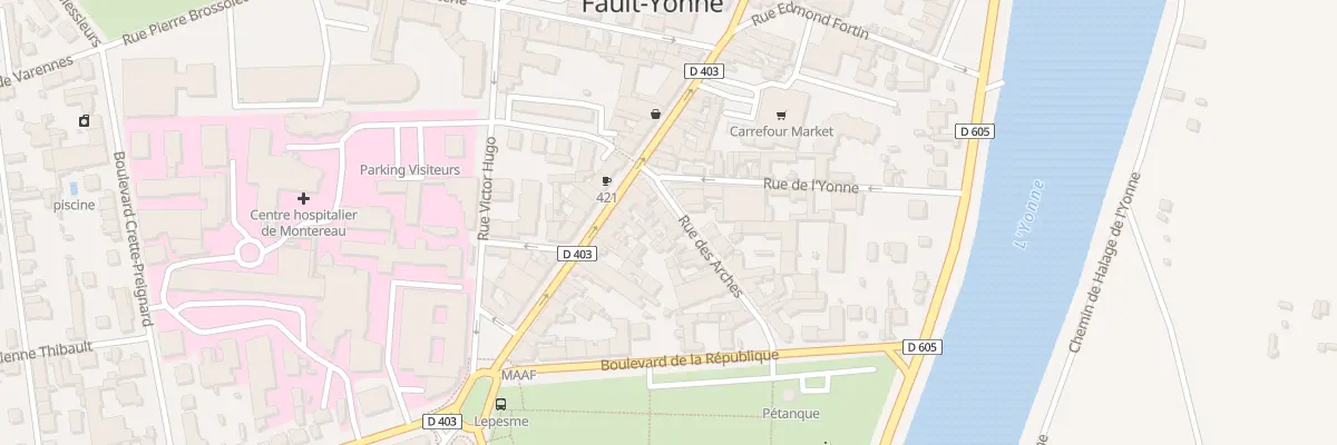 Plan du 8 Rue des Arches à Montereau-Fault-Yonne