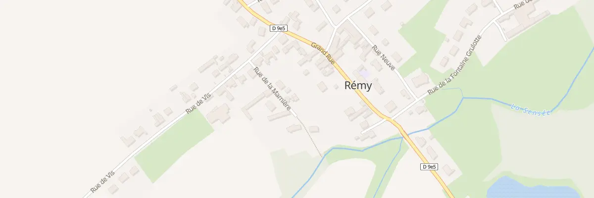 Plan du 7 Rue de la Marnière à Rémy