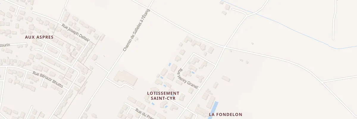 Plan du 9 Rue Henry Granel à Sallèles-d’Aude