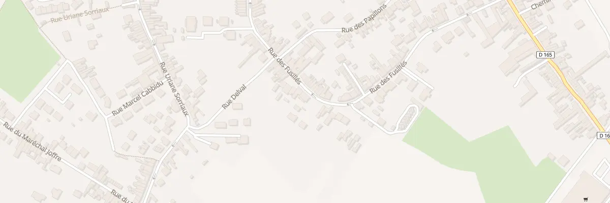 Plan du 70 Rue des Fusillés à Carvin
