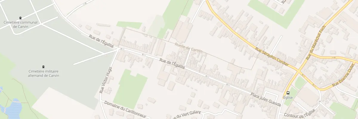 Plan du 60 Rue de l’Egalité à Carvin