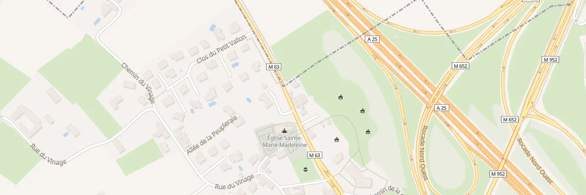 Plan du 32 Rue Paul Procureur à Englos