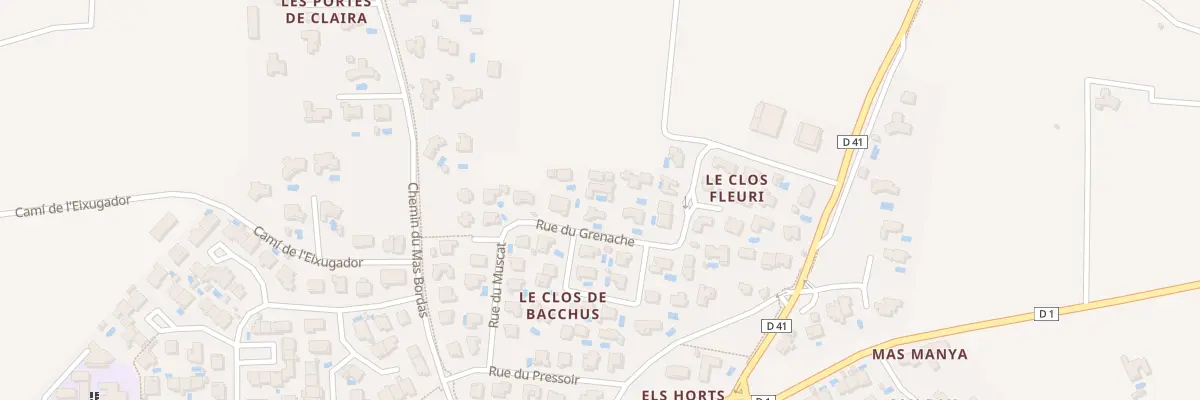 Plan du 29 Rue du Muscat à Claira