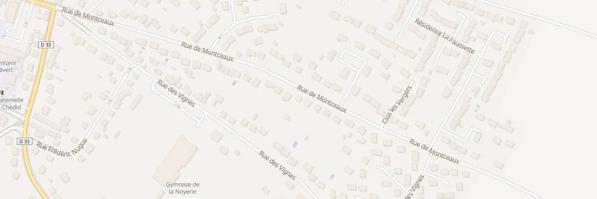 Plan du 108 Rue de Montceaux à Trilport