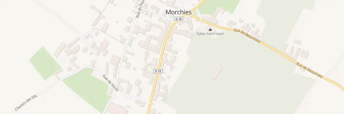 Plan du 6 Rue Principale à Morchies