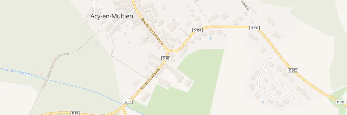 Plan du 60 Rue de la Libération à Acy-en-Multien