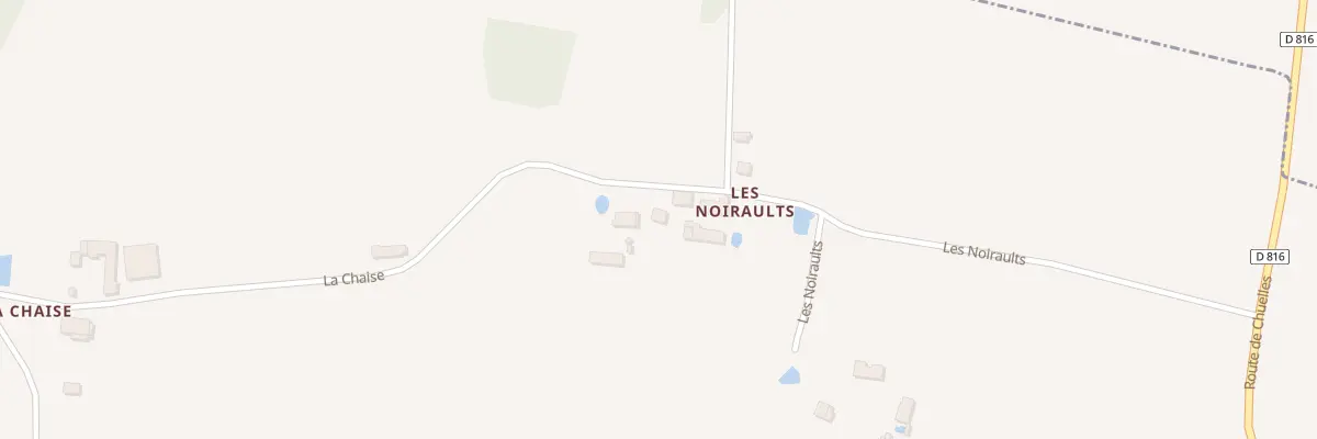 Plan du 6 Les Noiraults à Chuelles