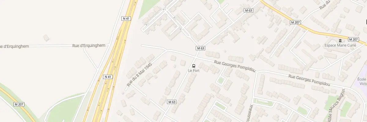 Plan du 106 Rue d’Erquinghem à Hallennes-lez-Haubourdin